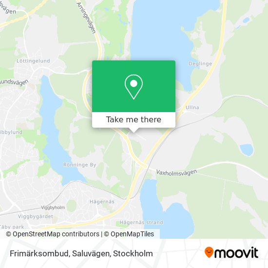 Frimärksombud, Saluvägen map