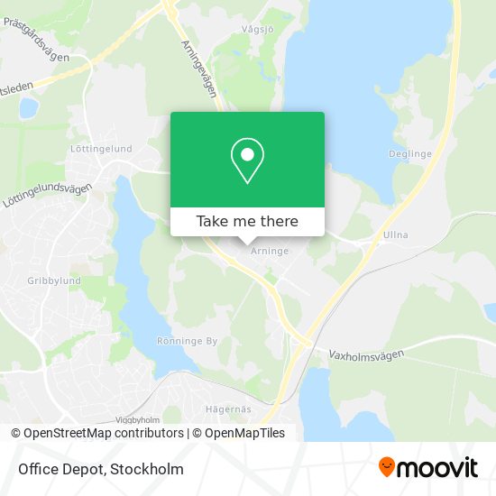 Office Depot map