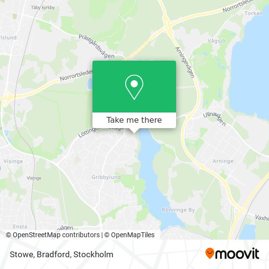 Stowe, Bradford map