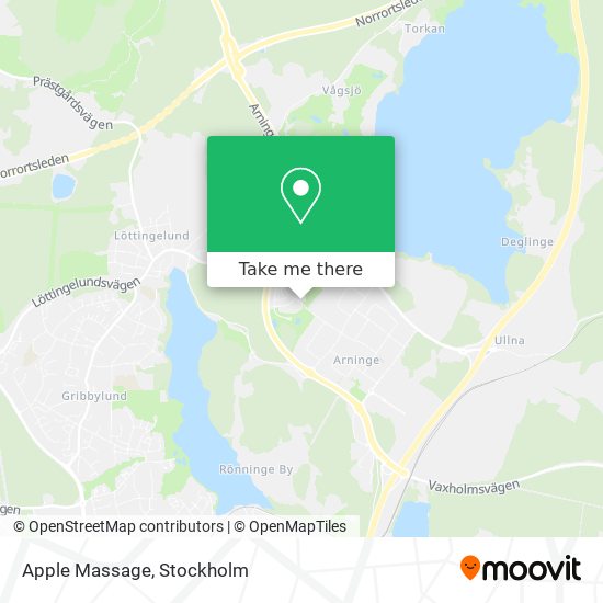 Apple Massage map