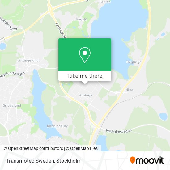 Transmotec Sweden map