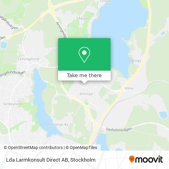 Lda Larmkonsult Direct AB map