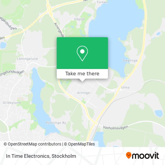 In Time Electronics map