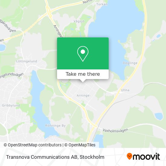 Transnova Communications AB map