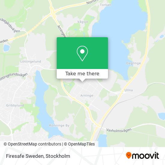 Firesafe Sweden map