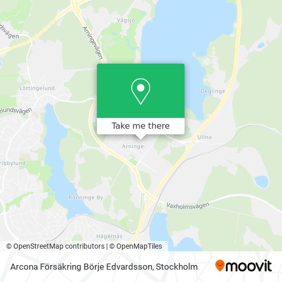 Arcona Försäkring Börje Edvardsson map