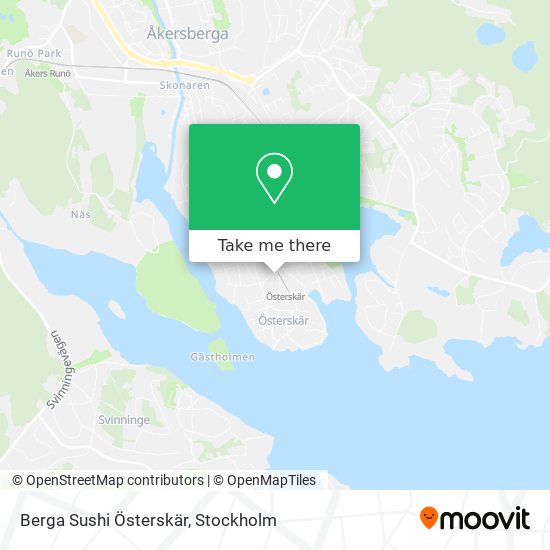 Berga Sushi Österskär map