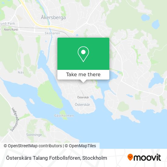 Österskärs Talang Fotbollsfören map