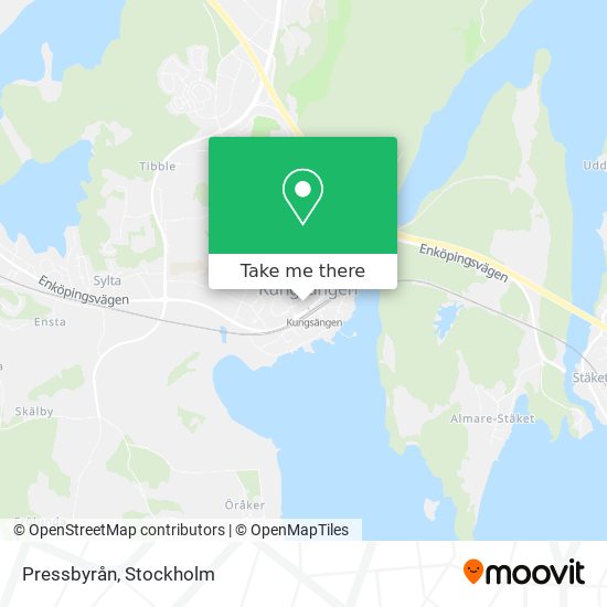 Pressbyrån map