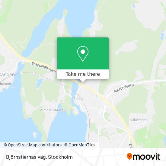 Björnstiernas väg map