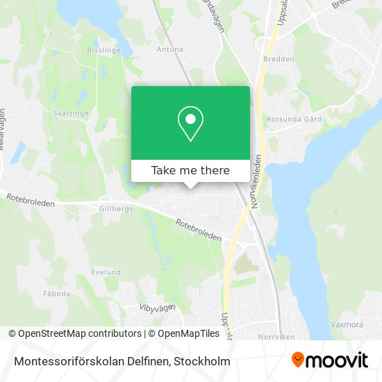 Montessoriförskolan Delfinen map