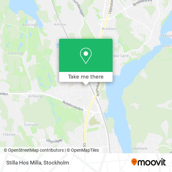 Stilla Hos Milla map