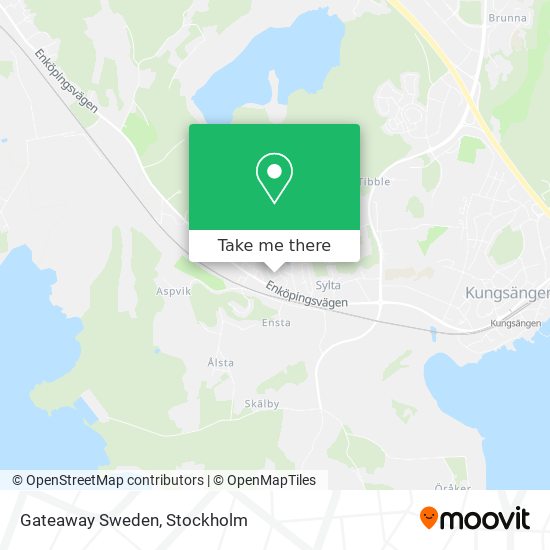 Gateaway Sweden map