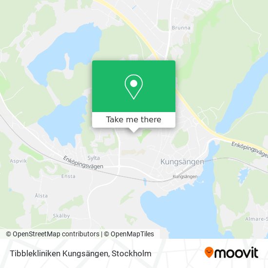 Tibblekliniken Kungsängen map