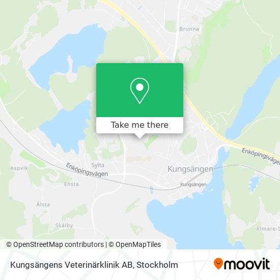 Kungsängens Veterinärklinik AB map