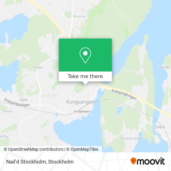 Nail'd Stockholm map