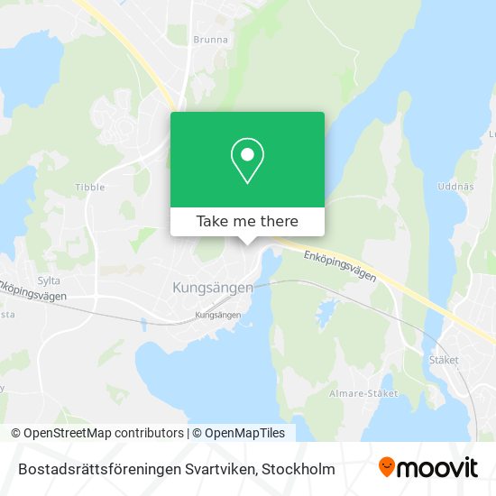 Bostadsrättsföreningen Svartviken map