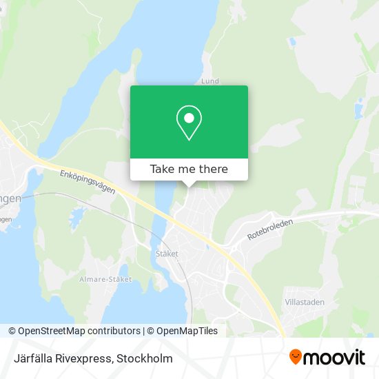 Järfälla Rivexpress map