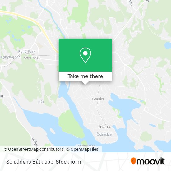 Soluddens Båtklubb map