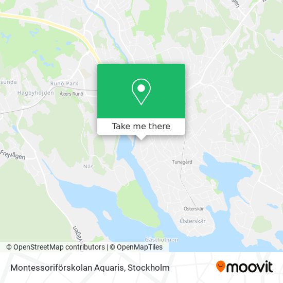 Montessoriförskolan Aquaris map