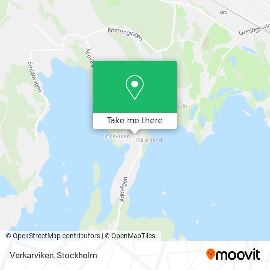 Verkarviken map