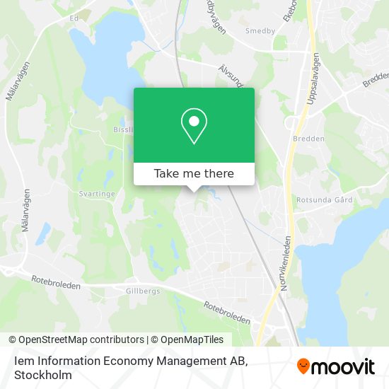 Iem Information Economy Management AB map