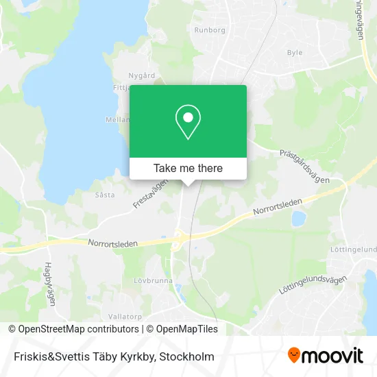 Friskis&Svettis Täby Kyrkby map
