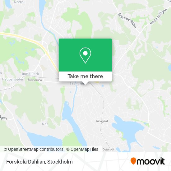 Förskola Dahlian map