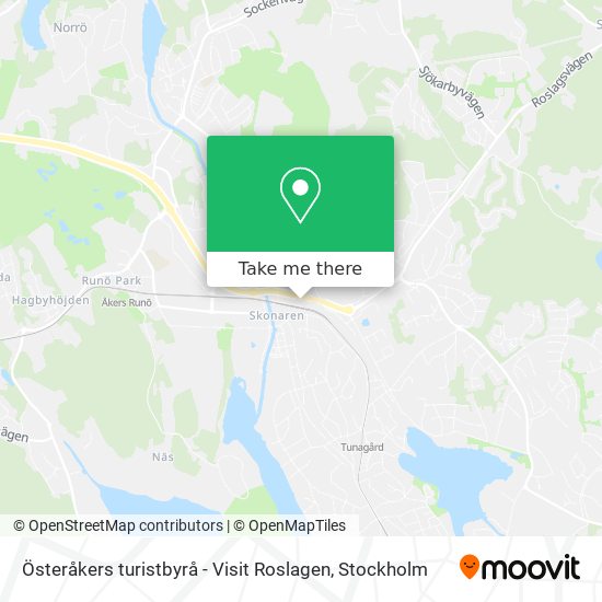 Österåkers turistbyrå - Visit Roslagen map