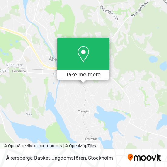 Åkersberga Basket Ungdomsfören map