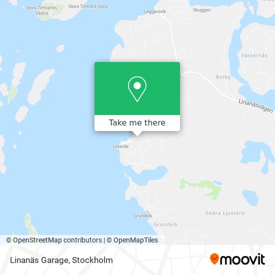 Linanäs Garage map