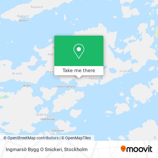 Ingmarsö Bygg O Snickeri map