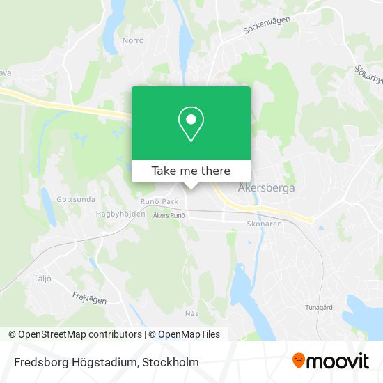 Fredsborg Högstadium map