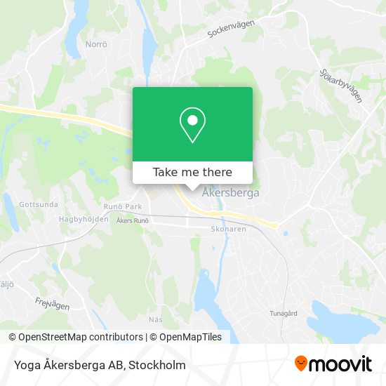 Yoga Åkersberga AB map