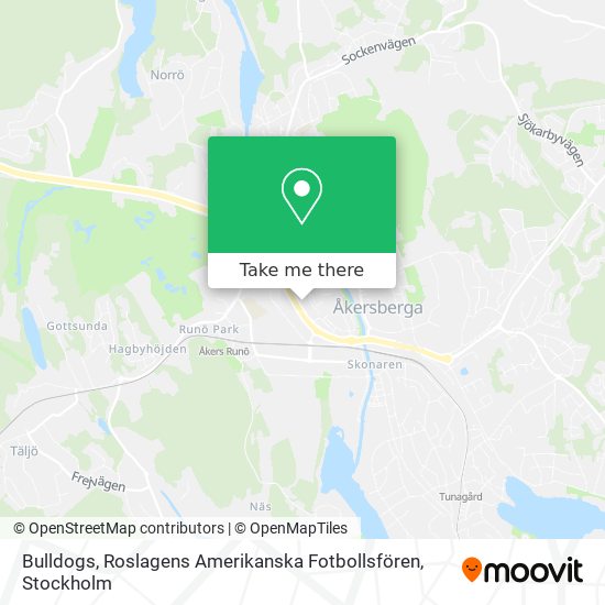 Bulldogs, Roslagens Amerikanska Fotbollsfören map