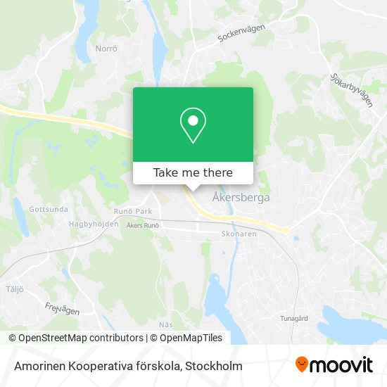 Amorinen Kooperativa förskola map