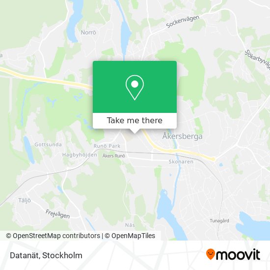 Datanät map