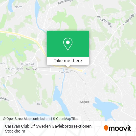 Caravan Club Of Sweden Gävleborgssektionen map