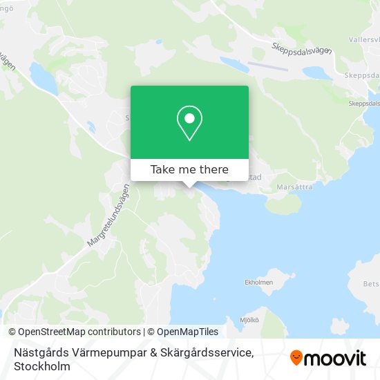 Nästgårds Värmepumpar & Skärgårdsservice map