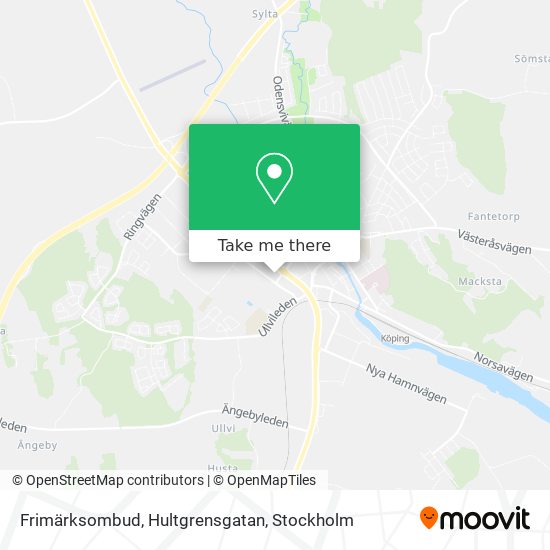 Frimärksombud, Hultgrensgatan map