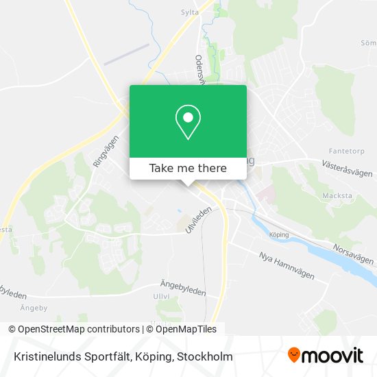 Kristinelunds Sportfält, Köping map