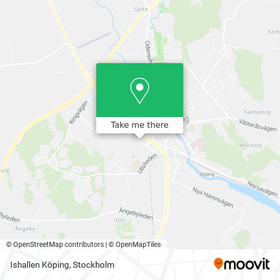 Ishallen Köping map
