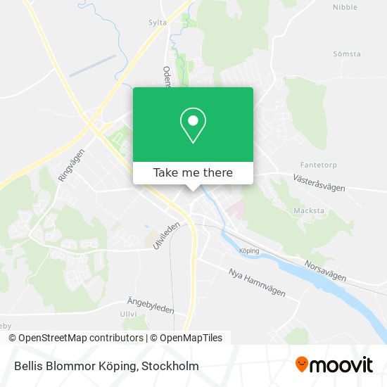 Bellis Blommor Köping map