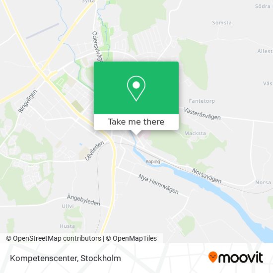 Kompetenscenter map