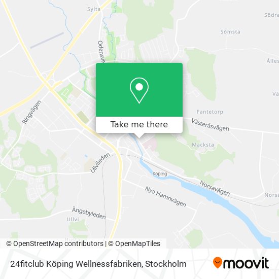 24fitclub Köping Wellnessfabriken map
