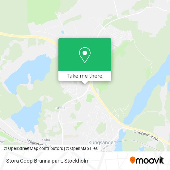 Stora Coop Brunna park map