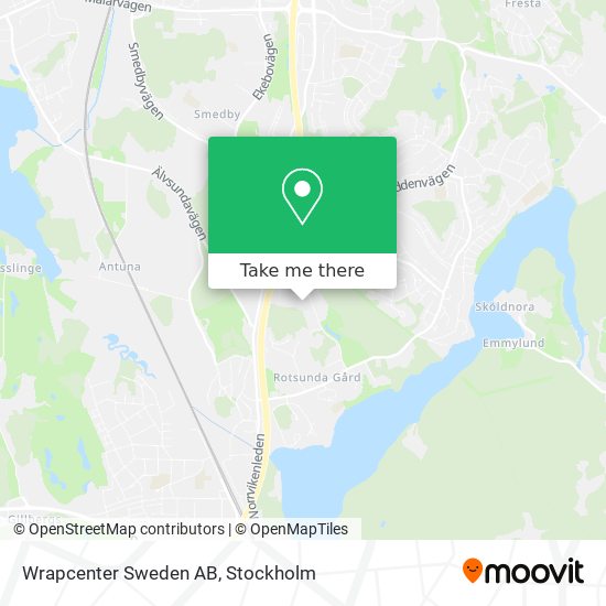 Wrapcenter Sweden AB map