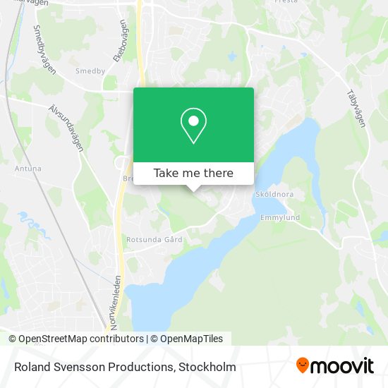 Roland Svensson Productions map