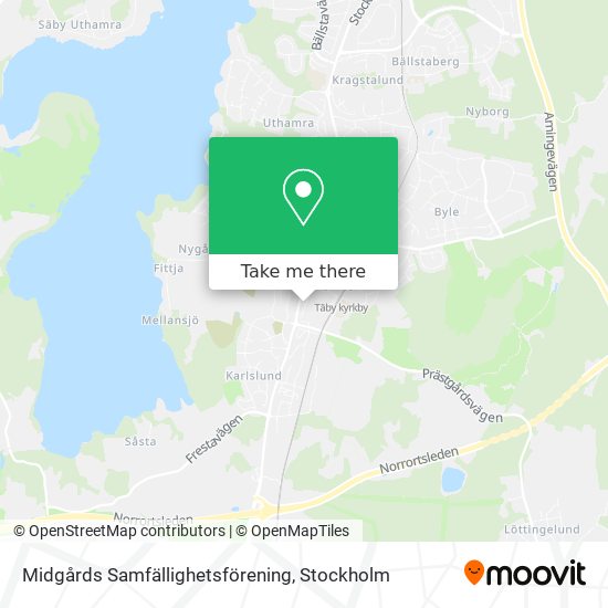 Midgårds Samfällighetsförening map