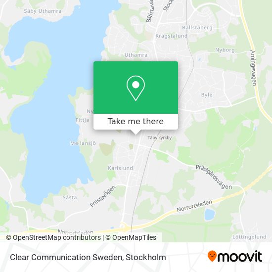 Clear Communication Sweden map